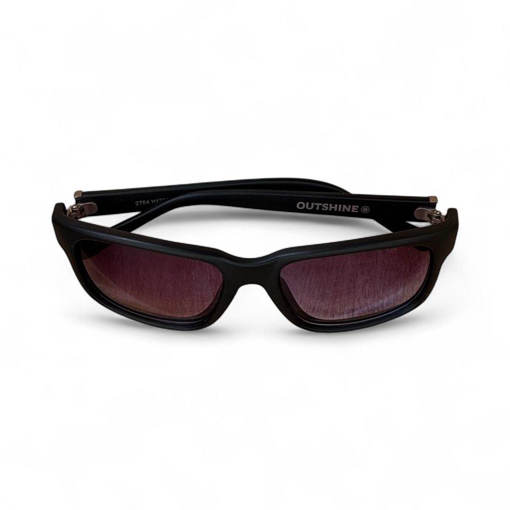 OUTSHINE 2704 Gradient Matte Black Sunglasses 56-18-140